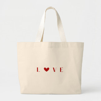 Minimalistische Love Tote Tas voor haar