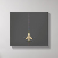 Minimalistische Luchtvaart Canvas Print