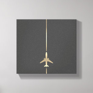 Minimalistische Luchtvaart Canvas Print