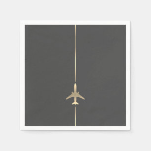Minimalistische luchtvaart Napkins Servet