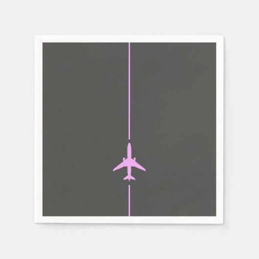 Minimalistische luchtvaart servetten (Voorkant)
