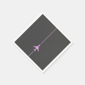 Minimalistische luchtvaart servetten (Hoek)