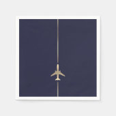 Minimalistische luchtvaart servetten (Voorkant)