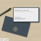 Minimalistische Luxe Accountant Visitekaartje