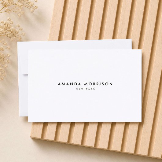 Minimalistische luxe boetiek witte cadeaubon