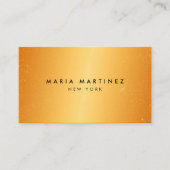 Minimalistische luxe Boutique Gold Visitekaartje (Voorkant)