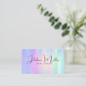 Minimalistische Luxe Boutique Ivoren Visitekaartje (Staand voorkant)