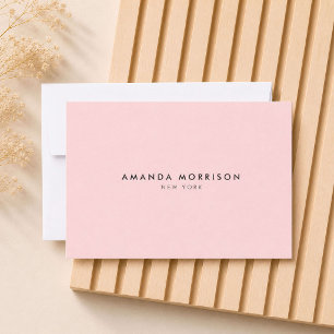 Minimalistische luxe boutique roze cadeaubon