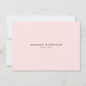 Minimalistische luxe boutique roze cadeaubon (Voorkant)