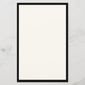 Minimalistische Luxe Boutique Zwart/Ivoor Flyer (Achterkant)