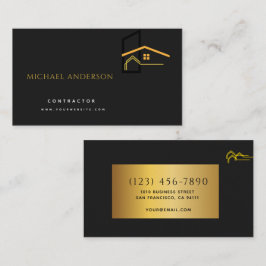 Minimalistische luxe bouwconstructie voor thuis visitekaartje