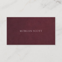 Minimalistische luxe burgundy suèdeprint