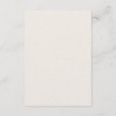 Minimalistische luxe details kaart (Achterkant)