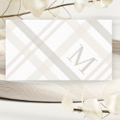 Minimalistische luxe professionele gespeelde monog visitekaartje