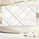 Minimalistische luxe professionele gespeelde monog visitekaartje