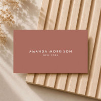 Minimalistische Luxe Terracotta Roest Boutique