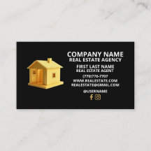 Minimalistische luxe Visitekaartjes