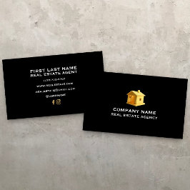 Minimalistische luxe visitekaartjes