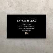 Minimalistische luxe visitekaartjes