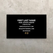 Minimalistische luxe visitekaartjes
