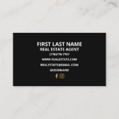 Minimalistische luxe Visitekaartjes (Achterkant)