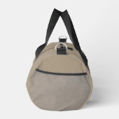 Minimalistische luxe warme taupe monogram plunjezak (Rechts)