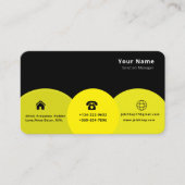 Minimalistische luxe zaken visitekaartje (Voorkant)