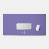 Minimalistische maagdenpalm Paarse twee monogram K Bureaumat (Keyboard & Muis)