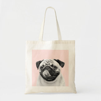 Minimalistische Maak Je Eigen Huisdier Portret B & Tote Bag