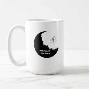 Minimalistische Maan Mok Halvemaan Koffiekop