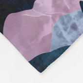 Minimalistische Maan Sterren Hemelse Bergvallei Fleece Deken (Hoek)