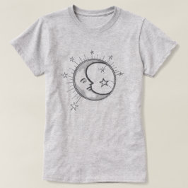 Minimalistische Maan T-shirt/ T-shirt