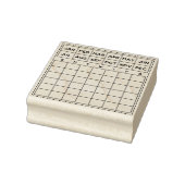 Minimalistische maandelijkse planner kalender rubberstempel (Stempel)