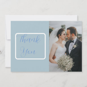 Minimalistische maanfasen hemelfoto bedankkaart