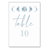 Minimalistische maanfasen hemelvaart kaart (Achterkant)