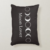 Minimalistische maanfasen Lunar Lover esthetische  Accent Kussen (Voorkant(Verticaal))