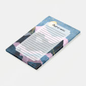 Minimalistische Maansterren Hemelse Bergvallei Post-it® Notes (Schuin)