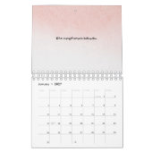 Minimalistische maatwerk: zwart-wit kalender (Jan 2027)