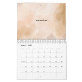 Minimalistische maatwerk: zwart-wit kalender (Mar 2027)