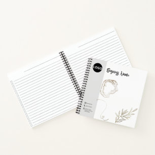 Minimalistische maatwerk: zwart-wit notitieboek