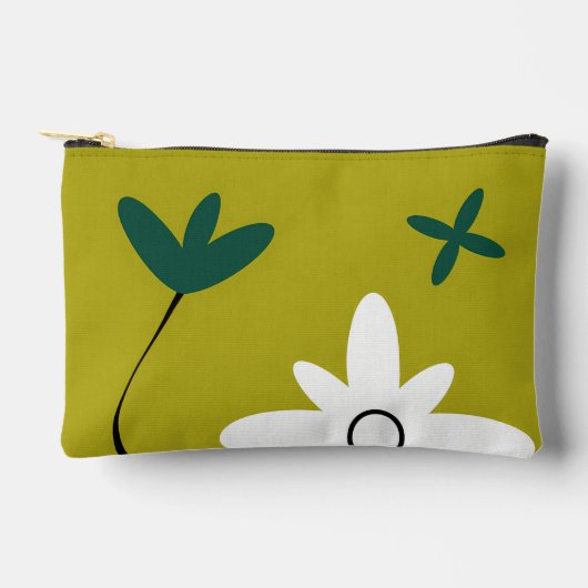 Minimalistische Madeliefjesbloem Abstracte Botanis Etui (Voorkant)