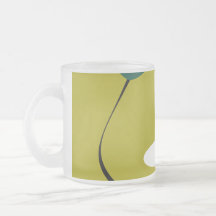 Minimalistische Madeliefjesbloem Abstracte Botanis