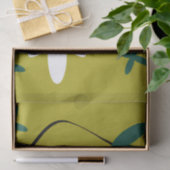 Minimalistische Madeliefjesbloem Abstracte Botanis Tissuepapier (Geschenk)
