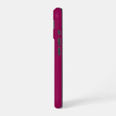 Minimalistische Magenta Abstract iPhone 16 Hoesje (Linkerkant)