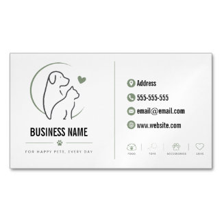 Minimalistische Magneet voor Dierenwinkel Aangepas