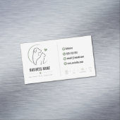 Minimalistische Magneet voor Dierenwinkel Aangepas (Voorbeeld)