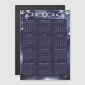 Minimalistische magnetische kalender 2024 (Voorkant / Achterkant)