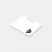 Minimalistische Maine Coon Geometrische Post-it® N Notes (Schuin)