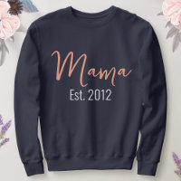Minimalistische MAMA Est Jaar Moeder Keepsake
