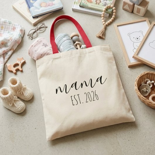 Minimalistische Mama Jaaroverzicht Script Verklari Tote Bag